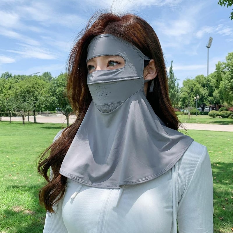 Enignic Face Cover for Sun Protection UPF 50+ UV Neck Protection UV Face Mask Covering - Image 5
